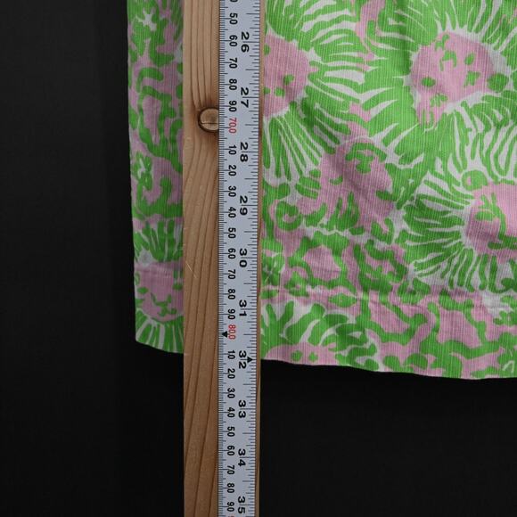 LILLY PULITZER Dress Size 2 Liz Sleeveless Shift Cabana Pink Sunnyside Vacation - Picture 5 of 13
